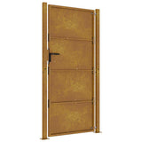 Garden Gate 100x200 cm Corten Steel 153207