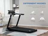 Folding Treadmill for Home Motorised Running Machine w/ LCD Display Black T3398P347524