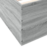 Bed Frame without Mattress Grey Sonoma 120x200 cm 3280935