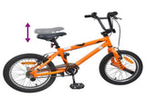 BMX Bike 16 Inches for 5-8 Years Old Orange 42009710