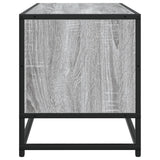 TV Cabinet Grey Sonoma 80x34.5x40 cm Engineered Wood and Metal 848812