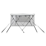 3-bow Bimini Top with Mesh Sidewalls 183xx137 cm 94840