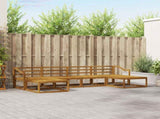 Outdoor Sofa Set 6 pcs Natural Solid Acacia Wood 3367977
