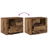 Bedside Cabinet Old Wood 35 x 60 x 50 cm Engineered Wood 881087