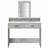 Dressing Table Grey 100 x 41 x 140 cm Engineered Wood 865175