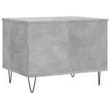 Coffee Table Concrete Grey 60x44.5x45 cm Engineered Wood 830952