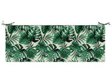 Seat Cushion SOEST 100% Polyester Leaf Pattern 120 x 80 x 10 cm 946812