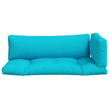 Pallet Cushions 3 pcs Turquoise Oxford Fabric 360965
