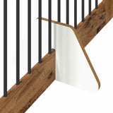 Dog Gate with Stands 2 pcs Old Wood 100 x 80 cm Engineered Wood 892059