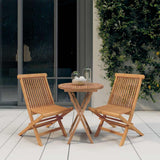 3 Piece Garden Dining Set Solid Wood Teak 3087186