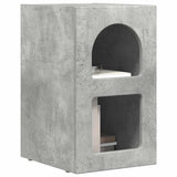 Bedside Table Concrete Grey 29.5 x 33.5 x 50 cm Engineered Wood 891230
