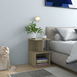 806353 Bedside Cabinets 2 pcs Sonoma Oak 35x35x55 cm Engineered Wood