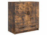 Sideboard Smoked Oak 66 x 34.5 x 92 cm Engineered Wood 895820