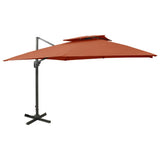 Cantilever Garden Parasol Terracotta 312382