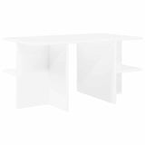 Coffee Table White 87 x 50 x 45 cm Engineered Wood 8001055