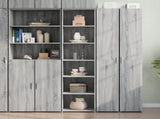 Highboard Grey Sonoma 45x41x185 cm Engineered Wood 3281678