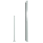 Patio Retractable Side Awning 100x500 cm Black 48382
