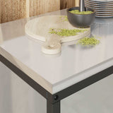 Kitchen Storage HATTEM Silver 90 x 50 x 53 cm Steel 875001