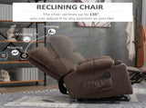 Electric Riser and Recliner Chair for Elderly, Power Lift Recliner Chair with Remote Control, Dark T3398P378877