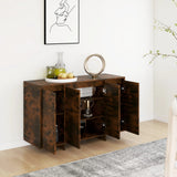 ZNTS Sideboard Smoked Oak 120x41x75 cm Engineered Wood 813059