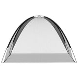 Mosquito Net Mongolia with Doors 220 Mesh Black 200x200x135 cm 4010045