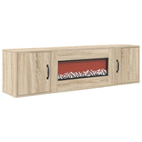 Electric Fireplace Sonoma 140.5 x 30 x 39 cm Engineered wood 8021001