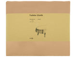 Table Cloth 5 pcs Oval Beige 160 x 220 cm Polyester 42040285