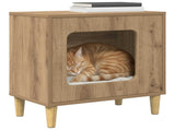Cat House Artisian Oak 51 x 30 x 52 cm Engineered Wood 8000661