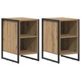 Bedside Table 2 pcs Artisian Oak 39.5 x 30 x 50 cm 886641