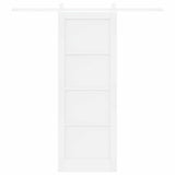 Sliding Door ORKDAL White 78 x 211 cm Solid Pine Wood 3333753