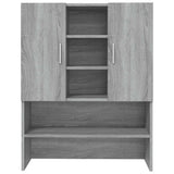 Washing Machine Cabinet Grey Sonoma 70.5x25.5x90 cm 815946