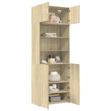 Storage Cabinet Sonoma Oak 80x42.5x225 cm Engineered Wood 3281345