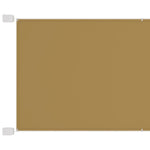 Vertical Awning Beige 140x1000 cm Oxford Fabric 148267