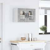 Wall Glass Cabinet LUCCA Concrete Grey 60 x 31 x 40 cm 884971