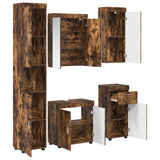 Bathroom Furniture Set TULUM 5 pcs Smoked Oak 60 x 34 x 63 cm 3398059