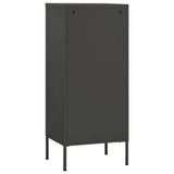 Storage Cabinet Anthracite Steel Medium Ball-Bearing 336186