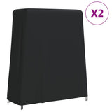 Ping Pong Table Covers 2 pcs 165x70x185 cm 420D Oxford Fabric 3203393