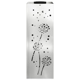Solar LED Pathway Light 2 pcs Silver Galvanized Steel 879770