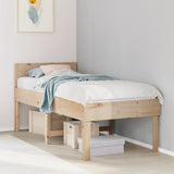 Bed Frame without Mattress 90x190 cm Single Solid Wood Pine 855741