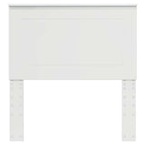 Headboard Gloss White 100 cm Engineered Wood 887697