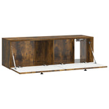 Wall-Mounted TV Cabinet Wall-mounted Smoked Oak 98 x 31 x 30 cm 898050