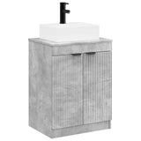 Bathroom Furniture Set Concrete Grey Engineered Wood 3404243