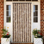 Insect Curtain Beige and Light Brown 90x200 cm Chenille 315121