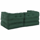 Modular Sofa 2 pcs Green 140 x 70 x 56 cm Fabric 3315076