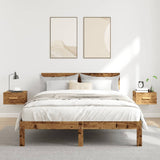 ZNTS Wall-mounted Bedside Cabinets 2 pcs Old Wood 35x35x20 cm 857064