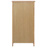 Shoe Cabinet 76x37x105 cm Solid Oak Wood 247460