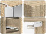 Bathroom Furniture Set 4 pcs Sonoma Oak 3407473