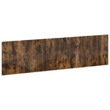 Wall-Mounted Headboard HOORN Smoked Oak Engineered Wood 897370
