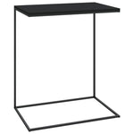 ZNTS Side Table Black 55x35x66 cm Engineered Wood 336133