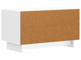 Bedside Cabinet High Gloss White 62 x 34.5 x 47.5 cm 893859
